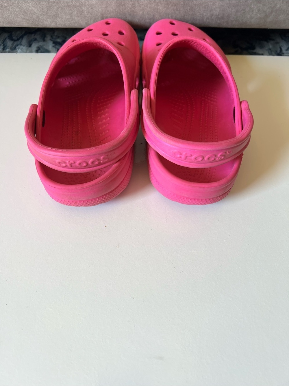CROCS  Classic Clog in Bright Pink - Picture 3 of 5